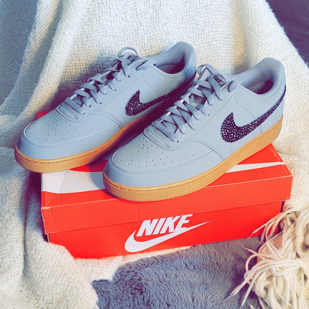 Custom Rhinestone Nike Court Vision Lo
